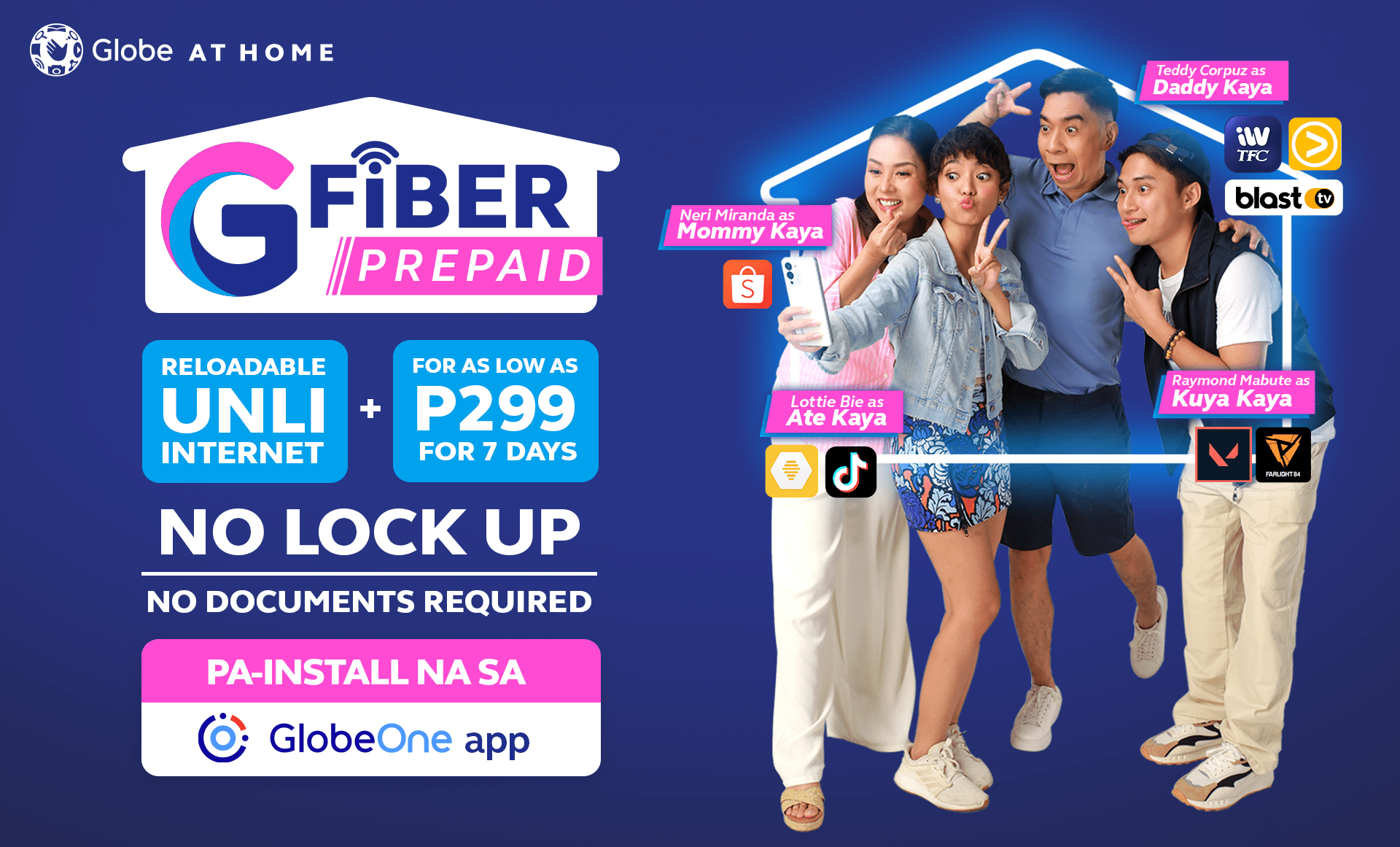 Globe Fiber Prepaid Internet